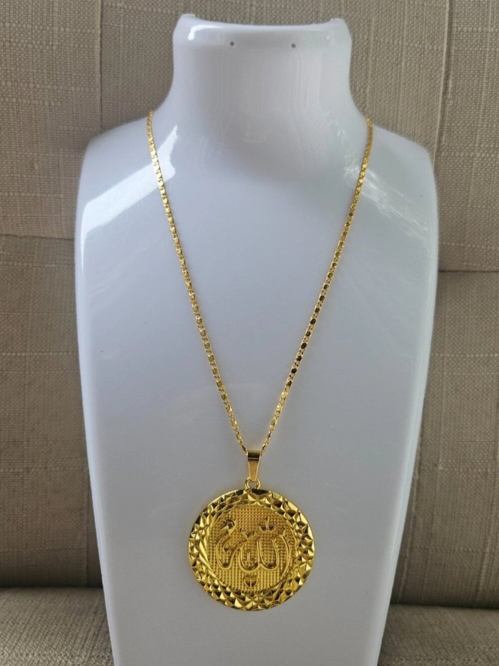 ALLAH Pendant Necklace Religious Muslim Jewelry Islamic Necklace Fashion Jewelry - Picture 2 of 12